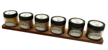 Load image into Gallery viewer, Core Collection of 6 Jars and Spices with Handmade Redwood Rack