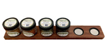 Load image into Gallery viewer, Core Collection of 6 Jars and Spices with Handmade Redwood Rack