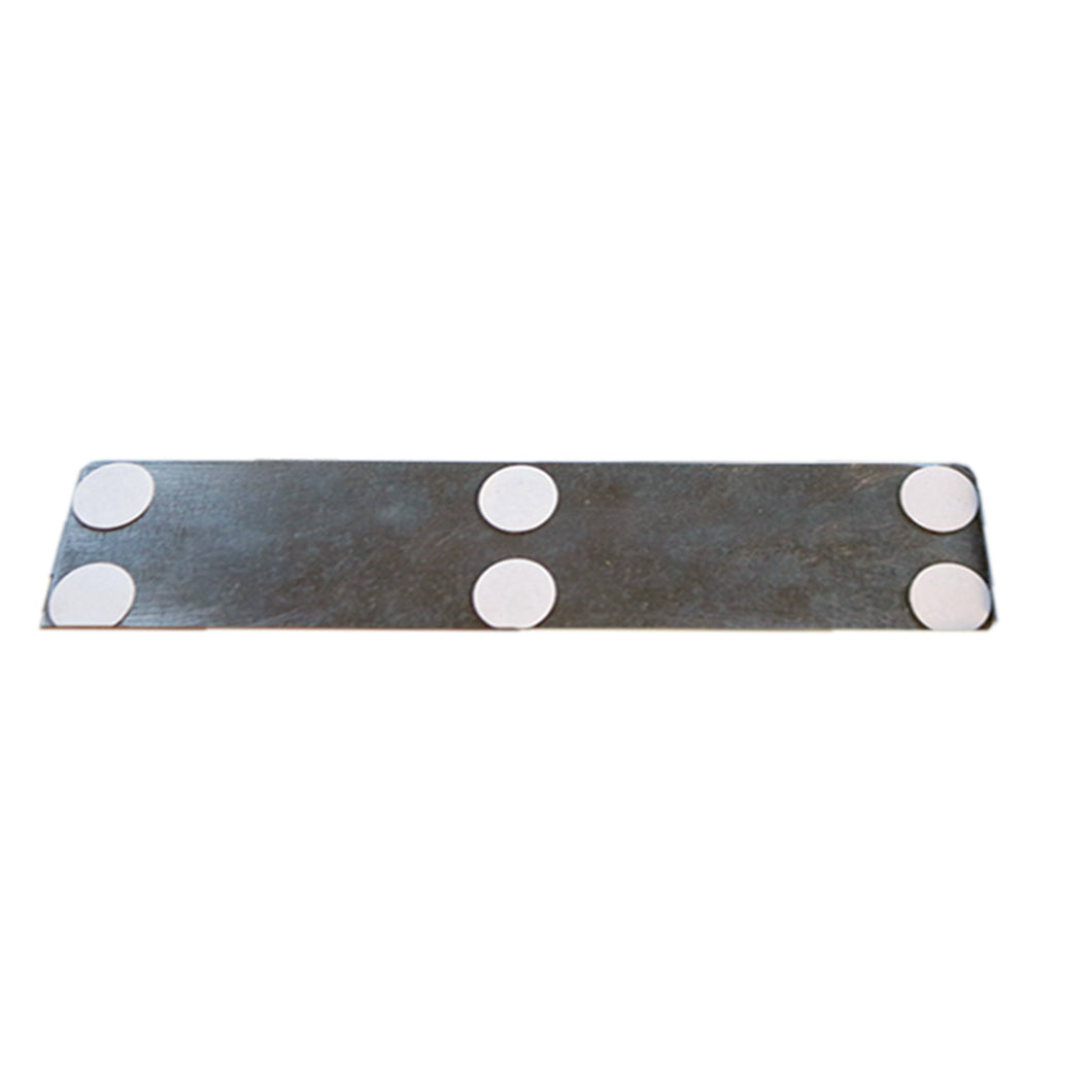 Six Inch Metal Strip With Adhesive Pads